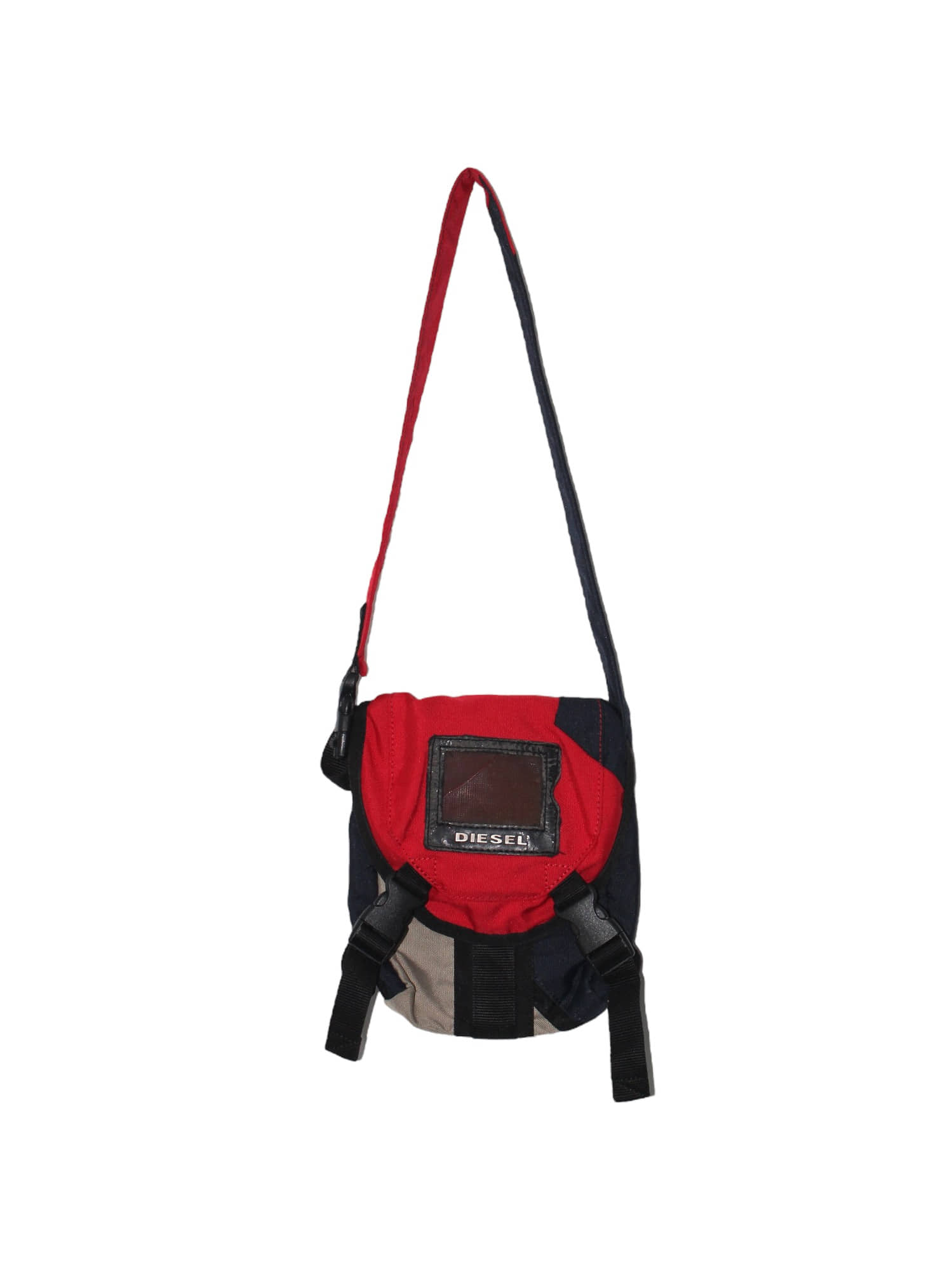 Diesel Mini Cross Bag (red &amp; Beige)