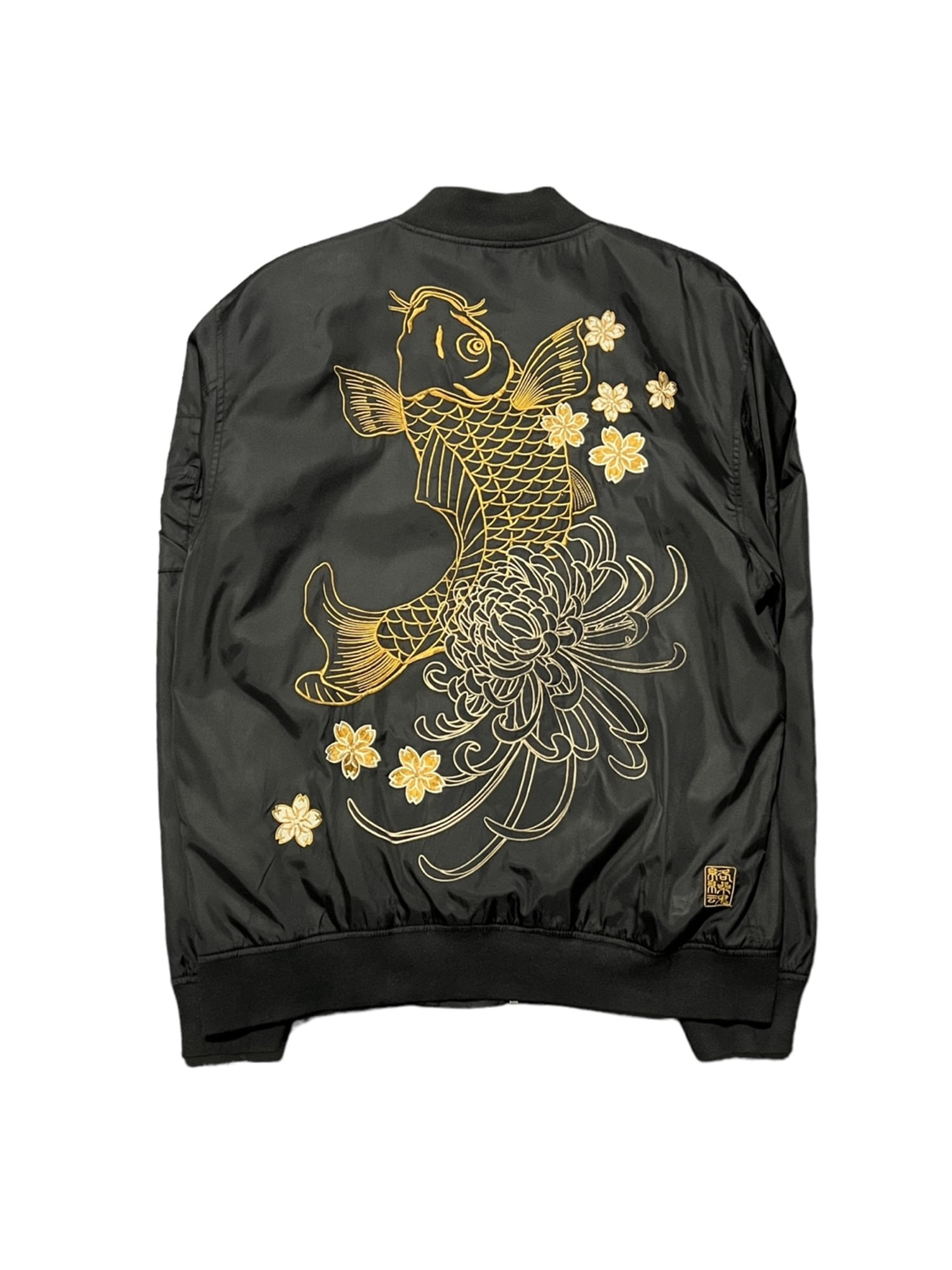 KARAKURI TAMASHII 絡繰魂 Gold Embroidery MA-1 Jacket