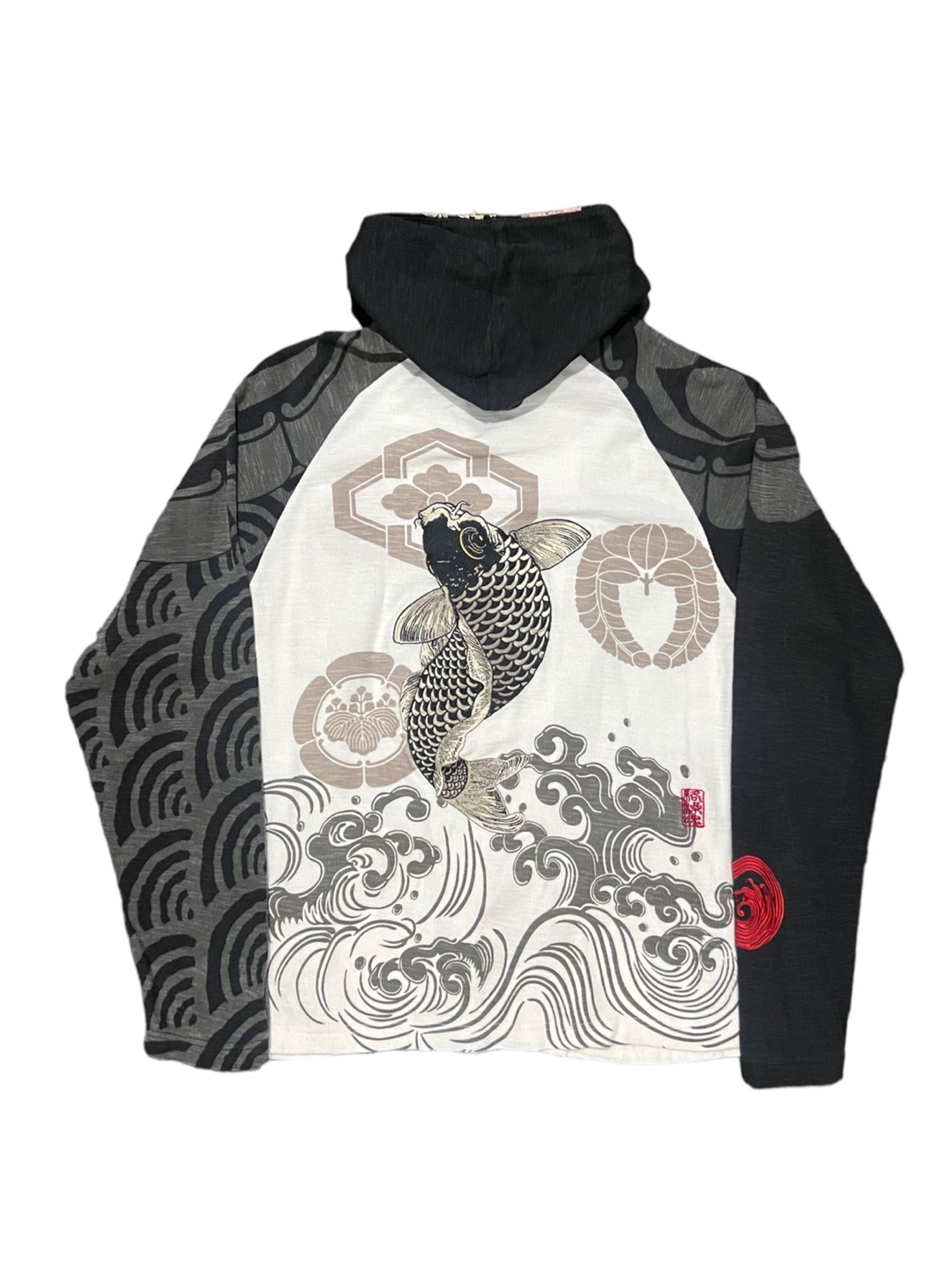 KARAKURI TAMASHII 絡繰魂 Embroidery Oriental Hood Zipup