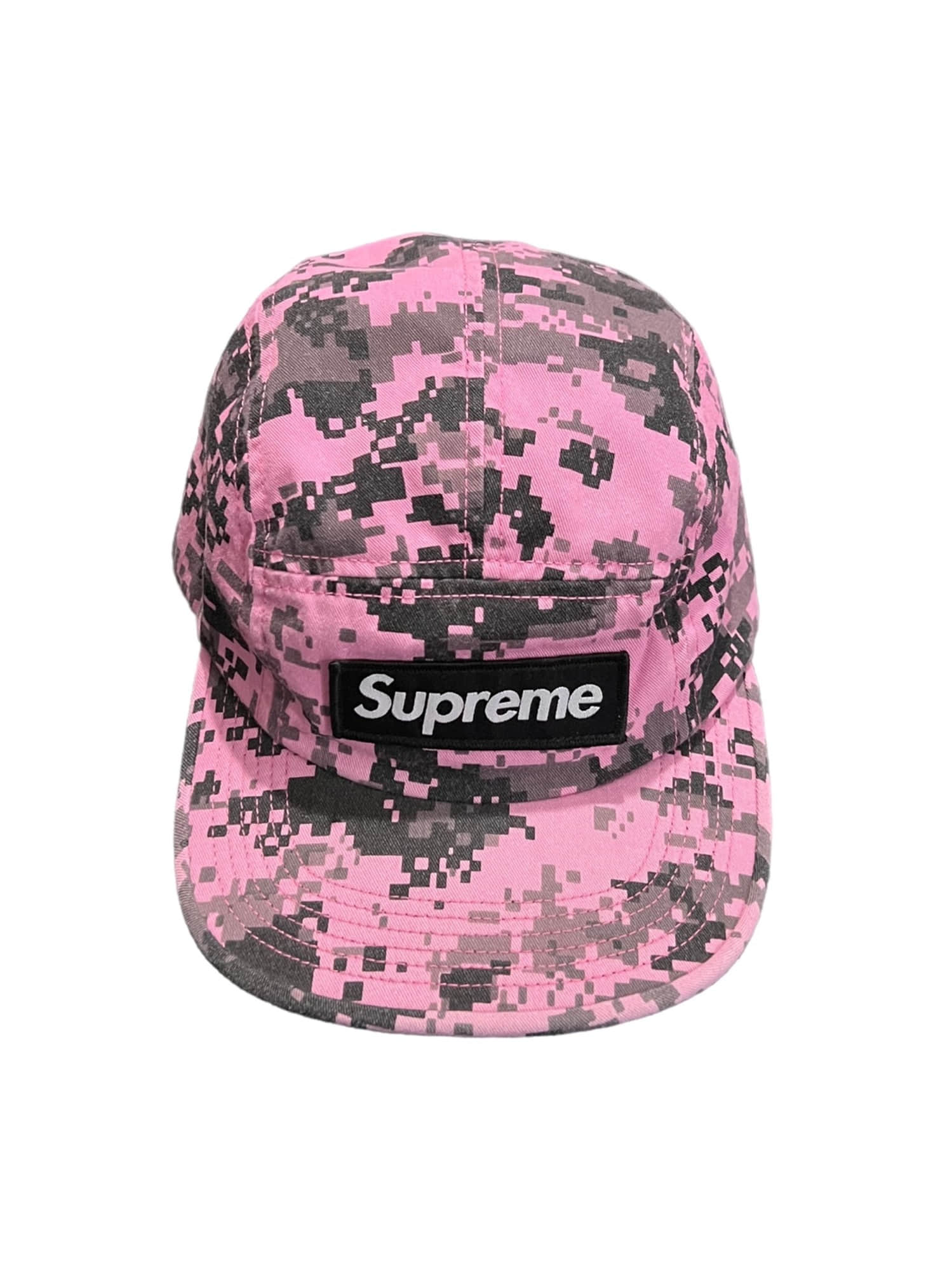 Supreme Pink Camo Camp cap