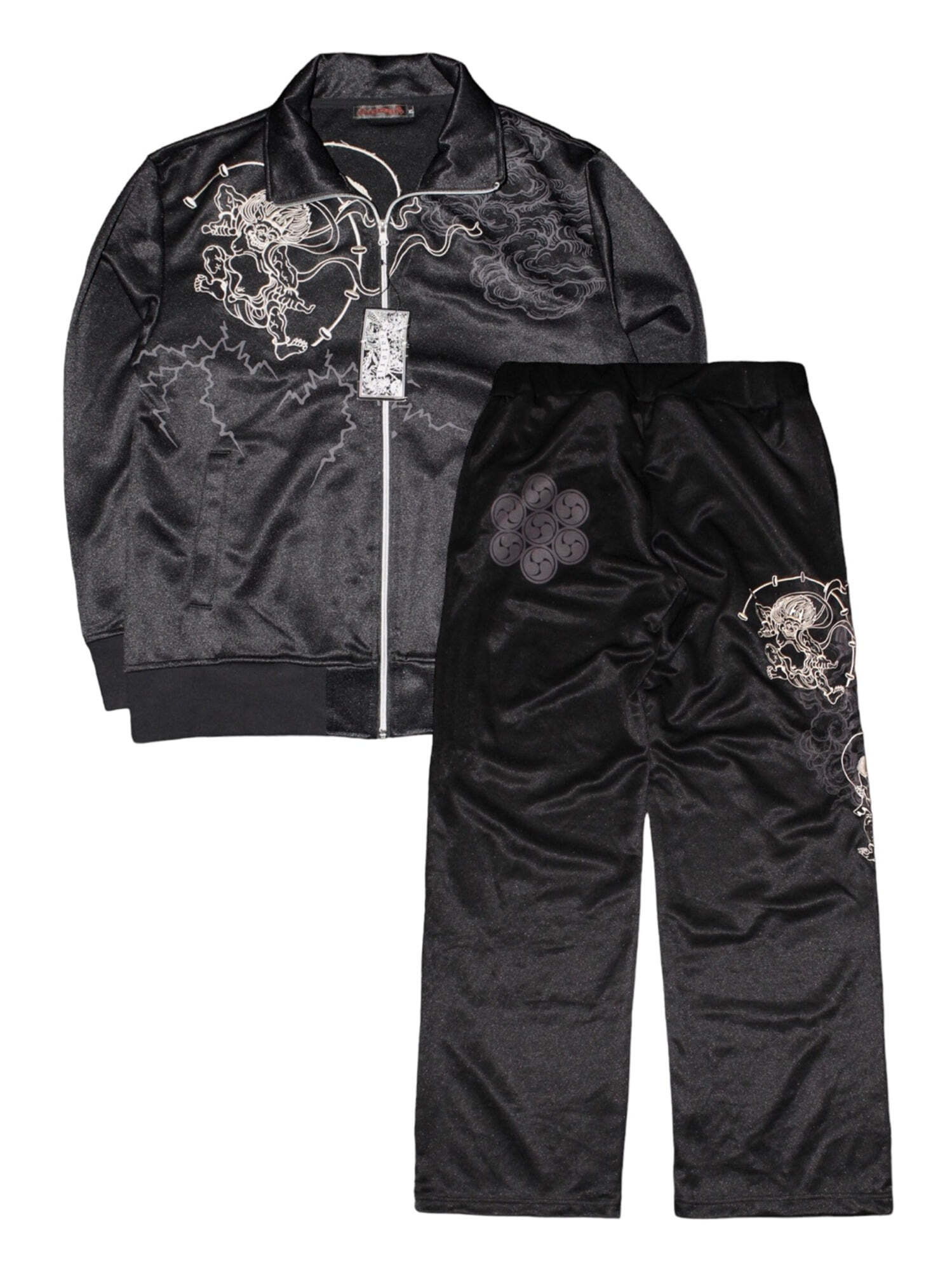 SATORI 風神 雷神 풍신 뇌신 Oriental Embroidery TR Zipup &amp; Pants Setup