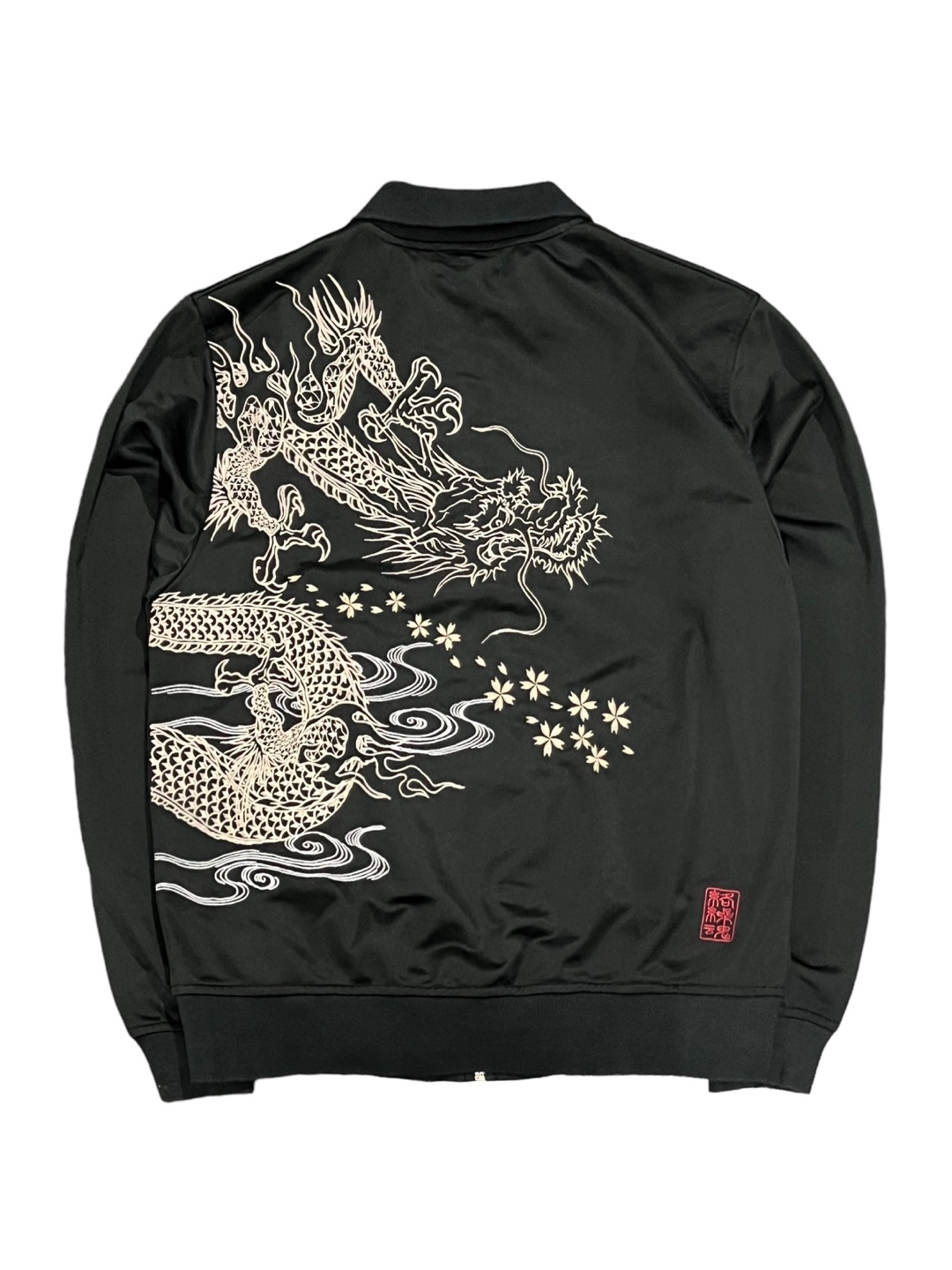KARAKURI TAMASHII 絡繰魂 Orienatal Dragon Embroidery Zipup Jacket - M