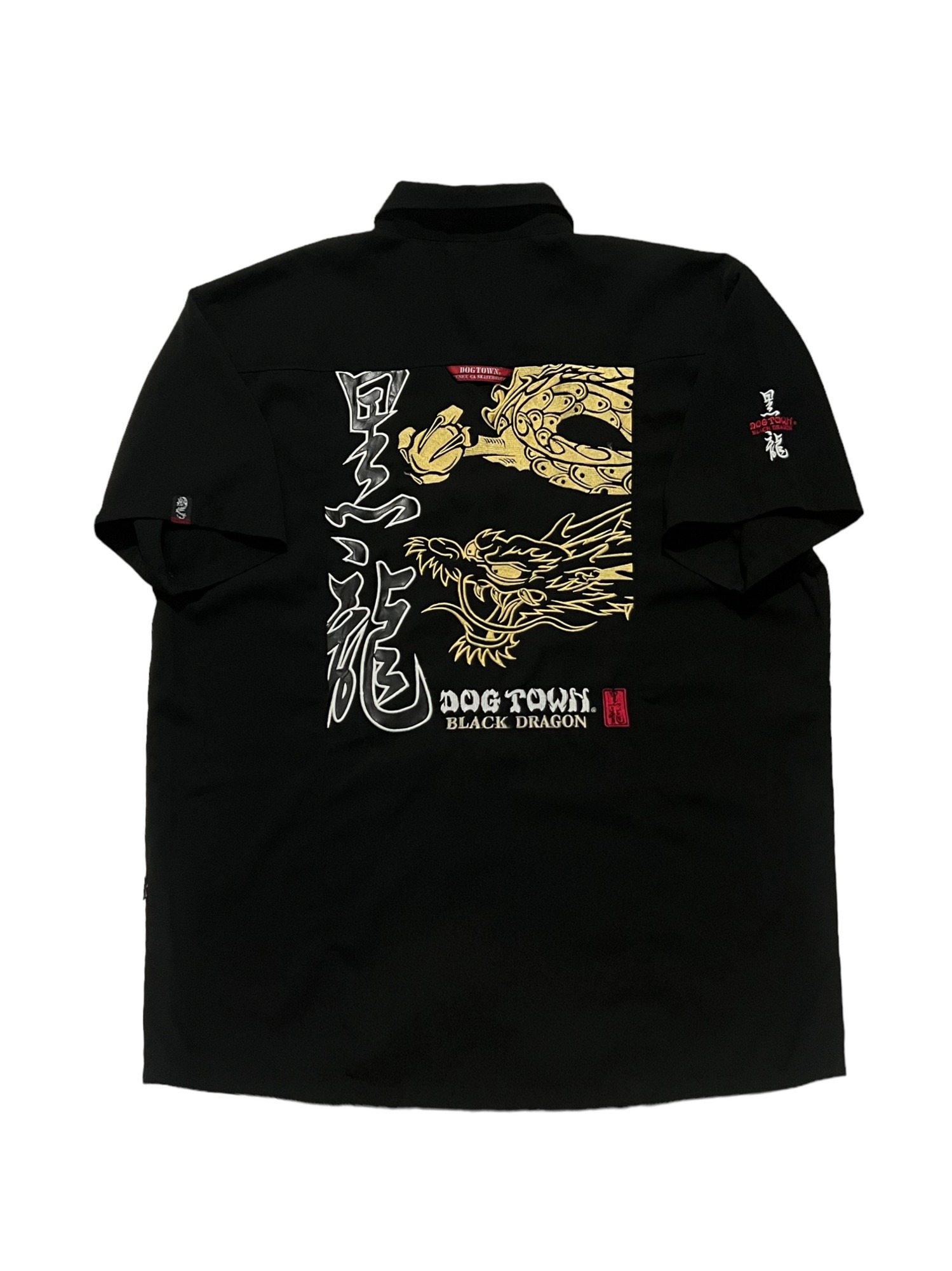 Dogtown Oriental Black Dragon Main Logo Overfit 1/2 Shirts