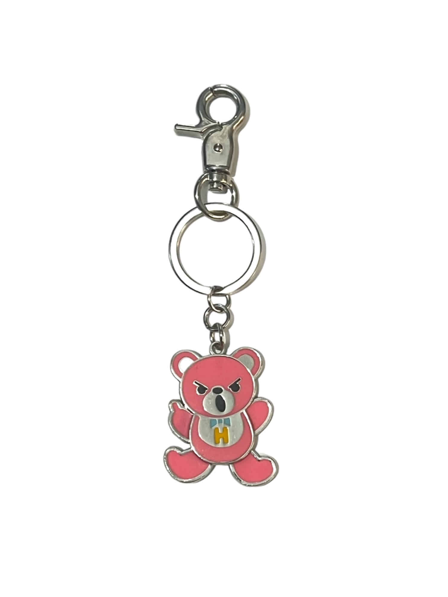 Old Hysteric Glamour Pink Fuck Bear Spinning Keyring