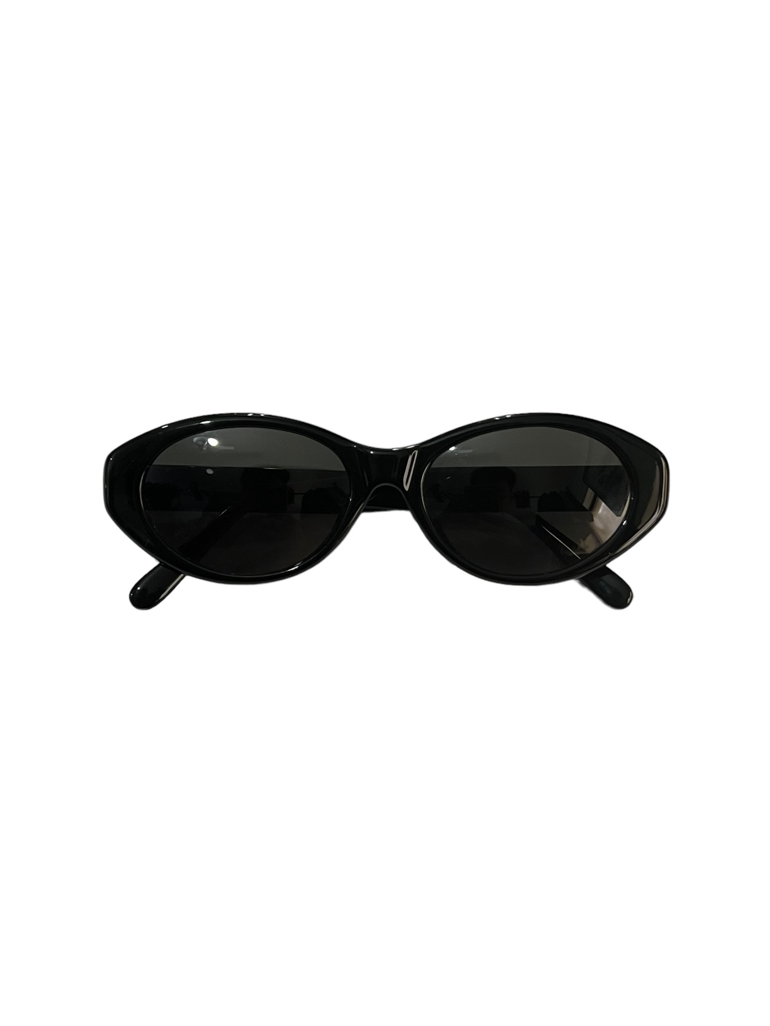 90&#039;s Vintage Gold Medusa Point Sunglasses