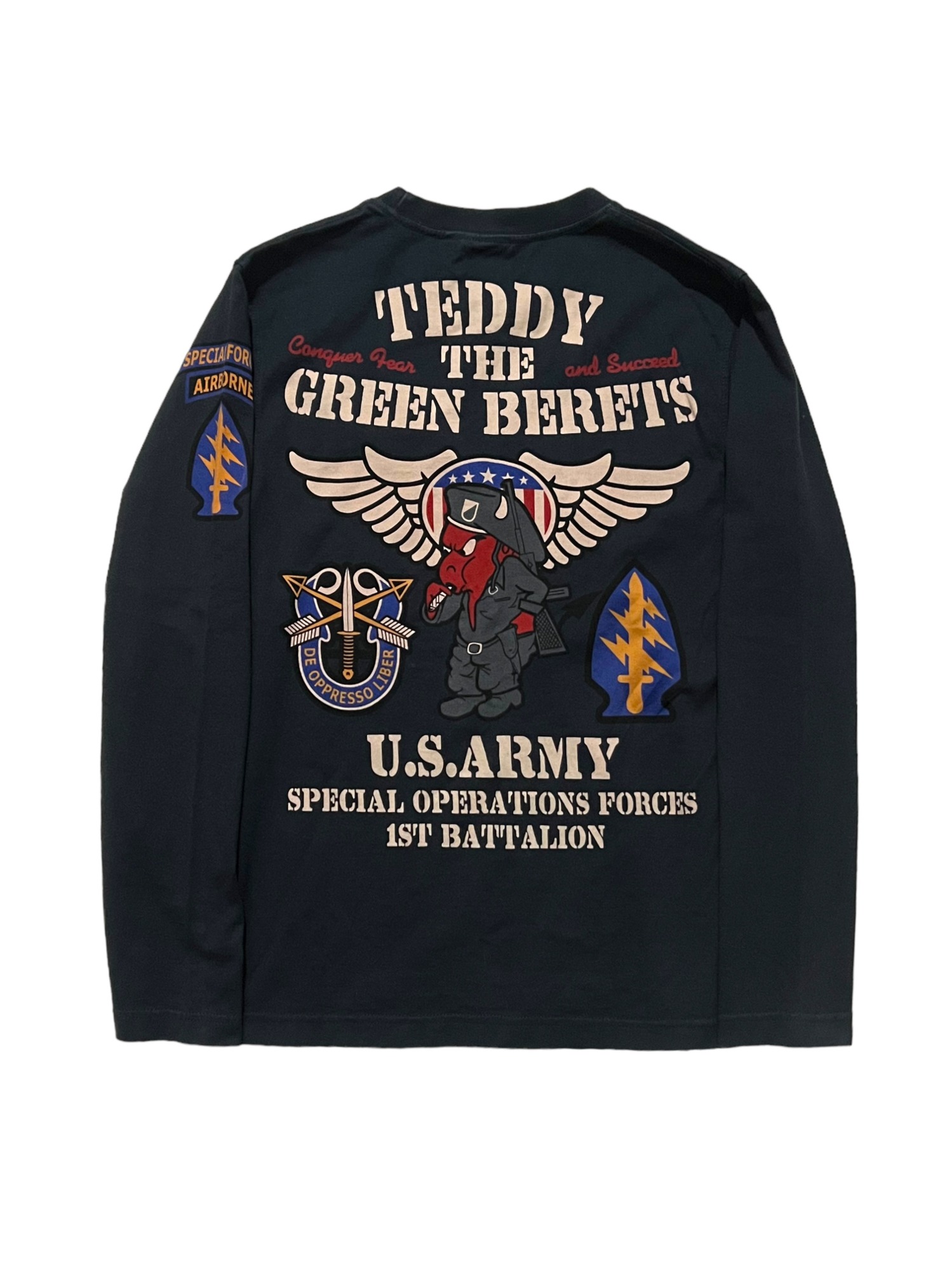 TED COMPANY Red Devil Green Berets Long Sleeve