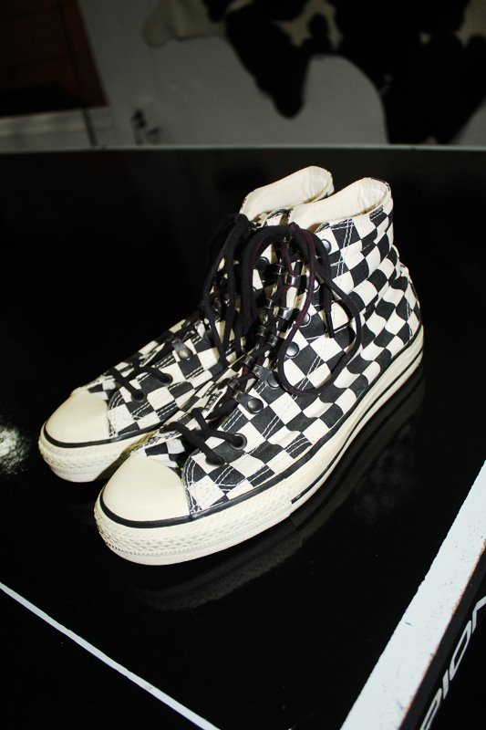 넘버나인 Number (N)ine by 타카히로미야시타 07F/W checker sneakers (250size).