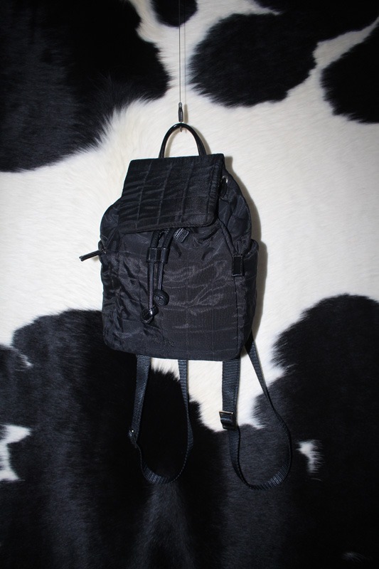 MOSCHINO 모스키노 Black Backpack