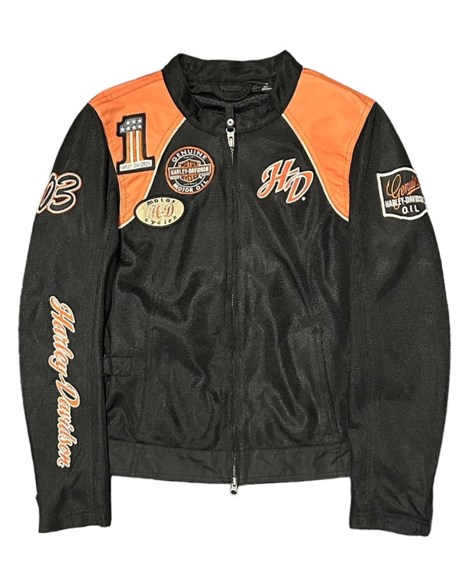 Harley Davidson Racing Crop Mash Jacket