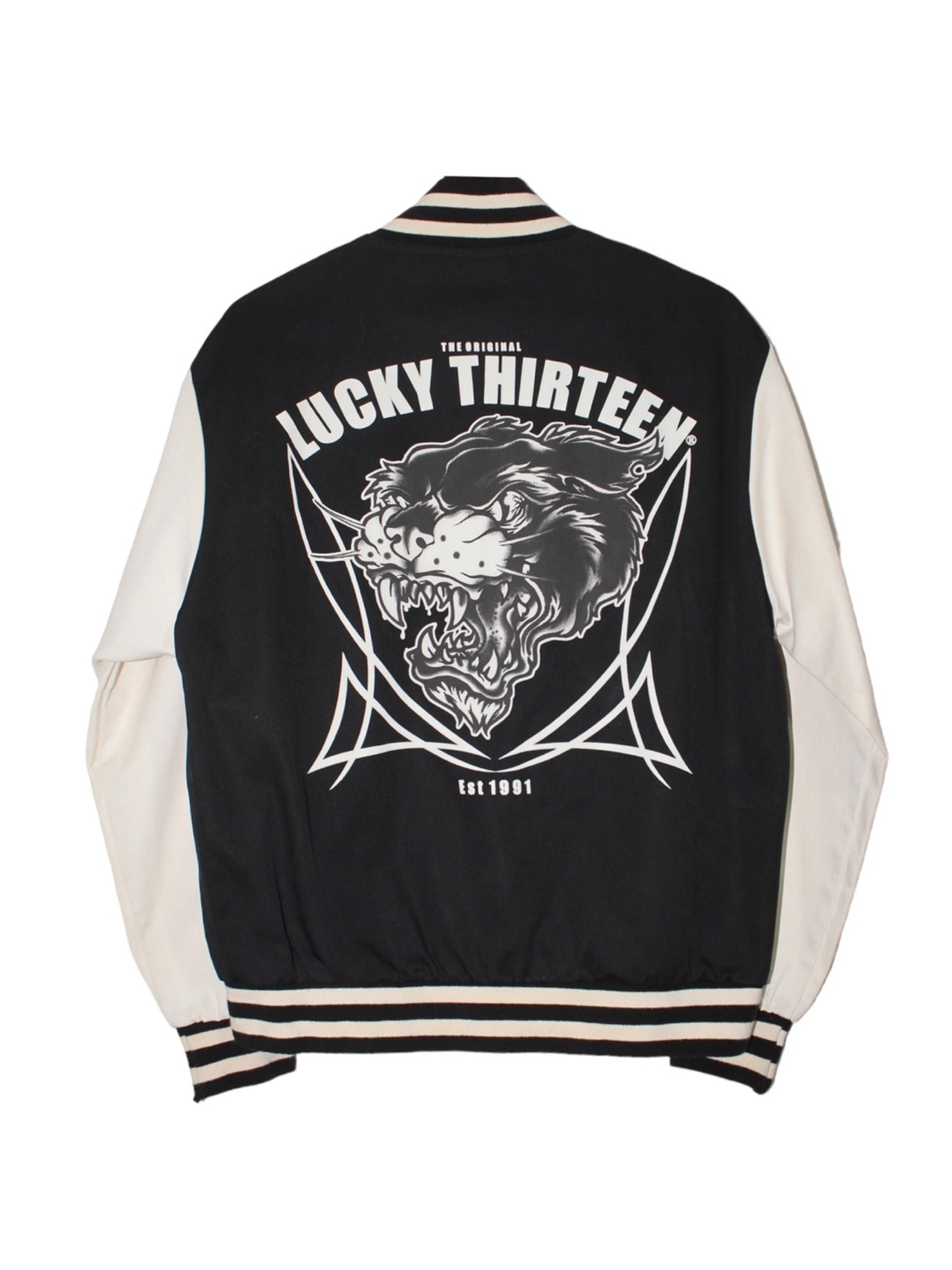 Lucky Thirteen Short Varsity Jacket M