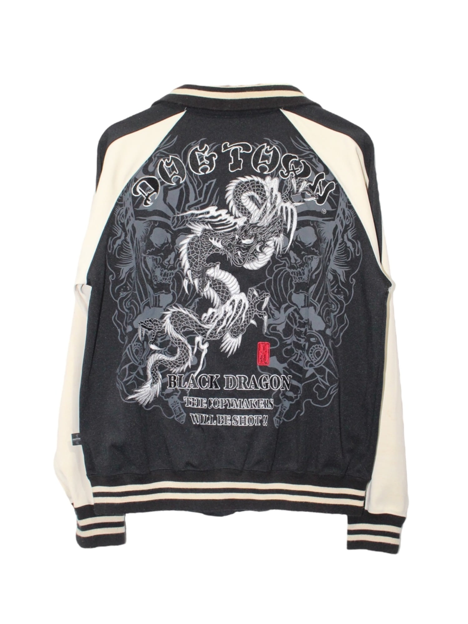 DOGTOWN Black Dragon Embroidery Sukajan Jacket - M