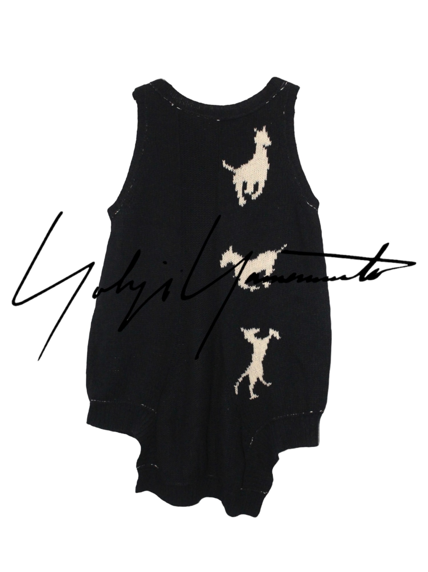Yohji Yamamoto Layered Knit Vest