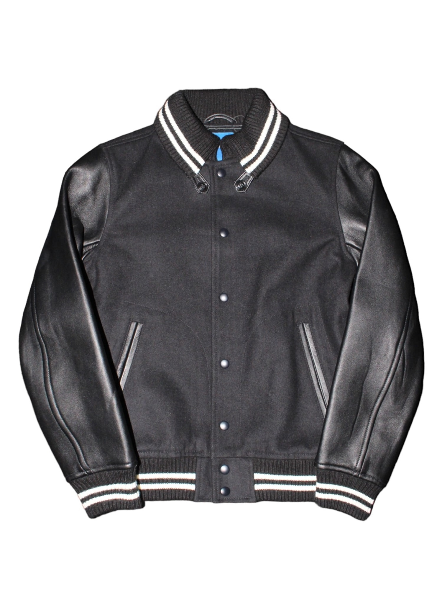 Beams Leather and Wool Varsity