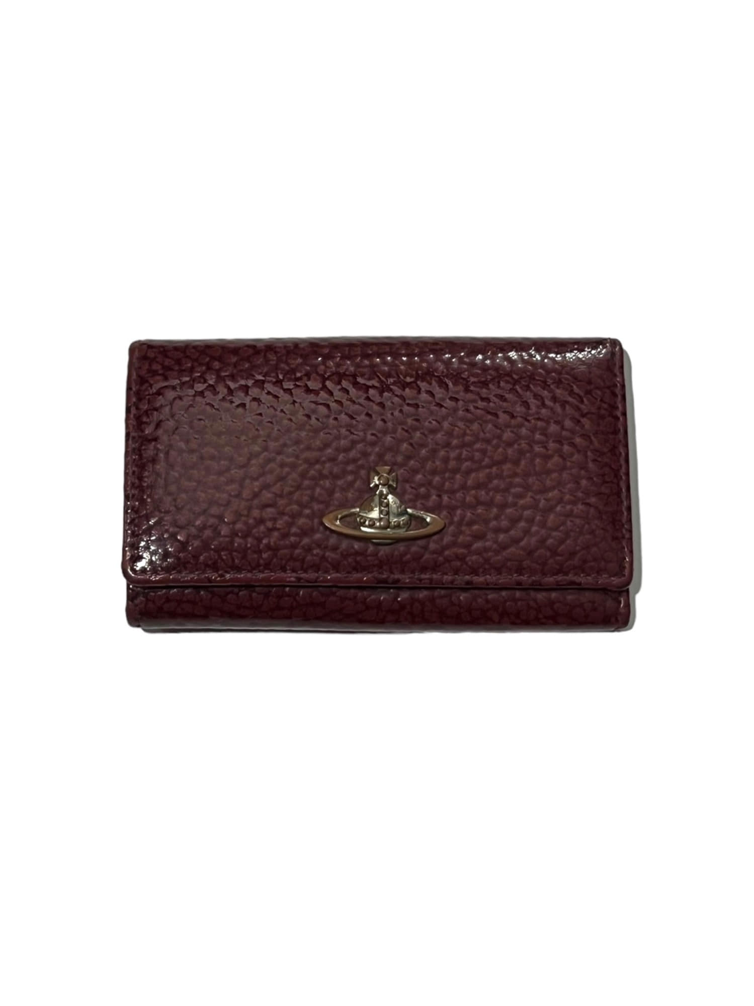 Vivienne Wsetwood Brown Leather Key Case Wallet