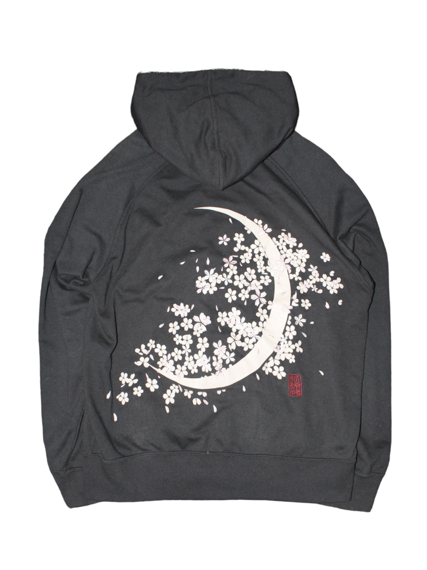 KARAKURI TAMASHII 絡繰魂 Moon&amp;Sakura Embroidery Zipup Hood