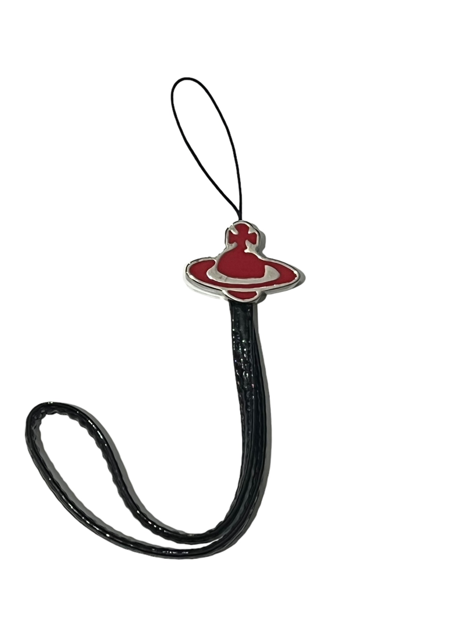 Vivienne Wsetwood Used Lariat Strap Key Ring (Red)