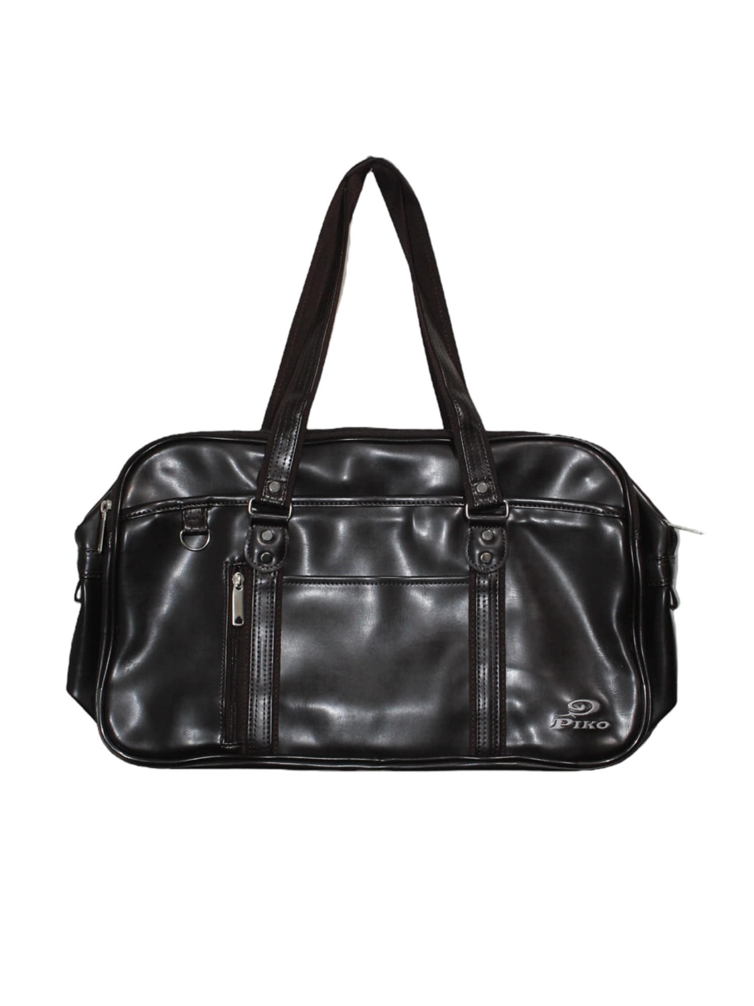 PIKO Brown Leather Tote Bag